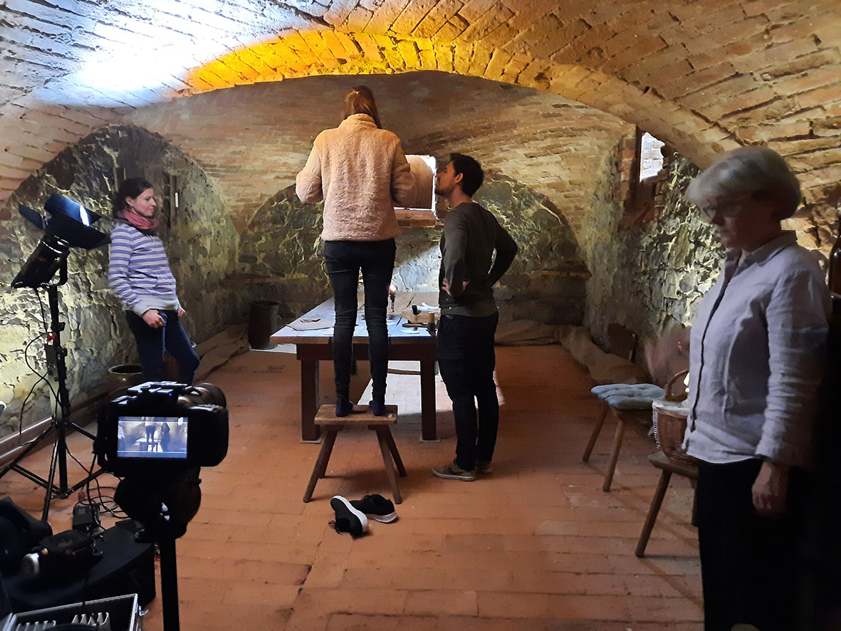 Schreibszene, Bild: SAW