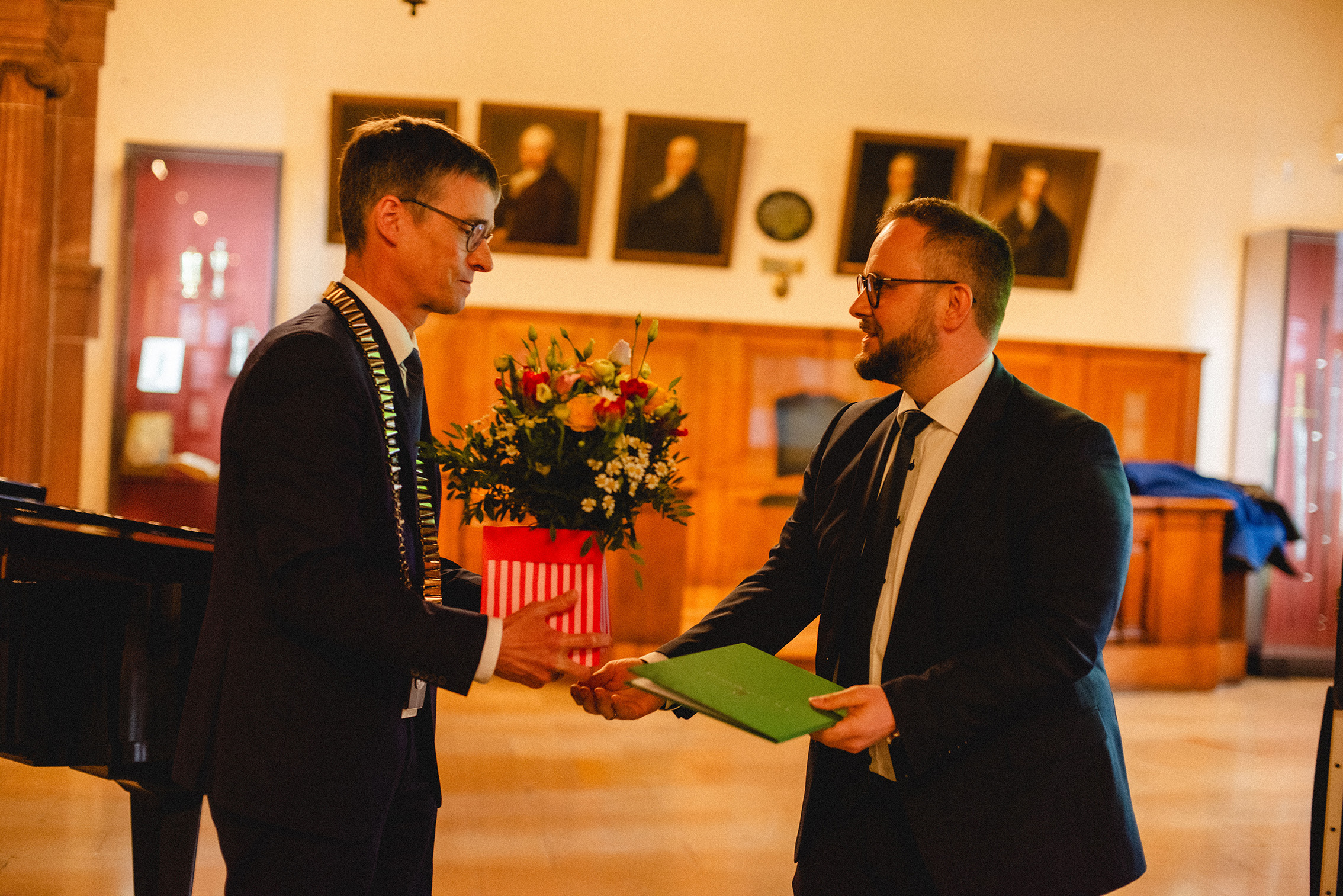 Einführung der neu gewählten Akademiemitglieder durch den Präsidenten, Prof. Dr.-Ing. Markus Richter, Foto: Dirk Brzoska