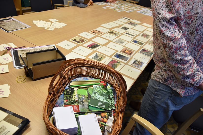 Kräuterwissen war auch hier gefragt – bei einem weiteren Spiele-Zimmer des Althochdeutschen Wörterbuchs