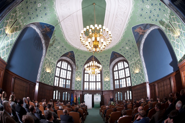 7.2.2011, Festliche Präsentation des Codex diplomaticus Saxoniae in der Sächsischen Staatskanzlei; Foto: Robert Michael
