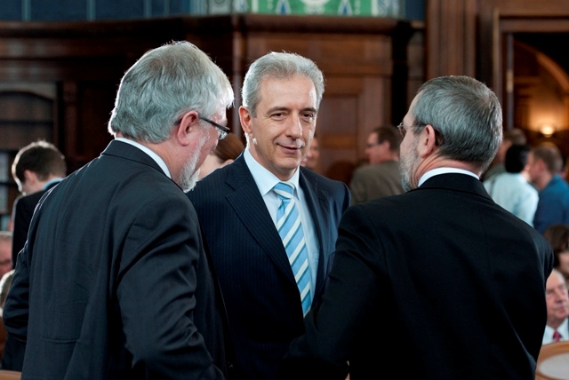 7.2.2011, Festliche Präsentation des Codex diplomaticus Saxoniae in der Sächsischen Staatskanzlei; Foto: Robert Michael
