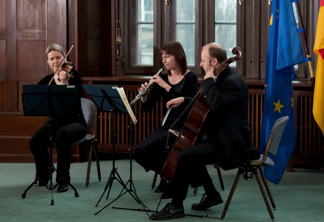 7.2.2011, Festliche Präsentation des Codex diplomaticus Saxoniae in der Sächsischen Staatskanzlei; Musikalische Umrahmung: Ensemble Baroccolo; Foto: Robert Michael