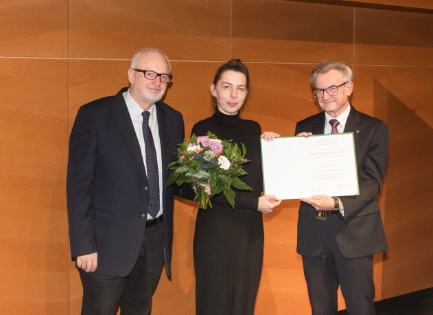  Verleihung des Promotions-Preises für Geschichte an Dr. Fanny Münnich, Foto: Swen Reichhold