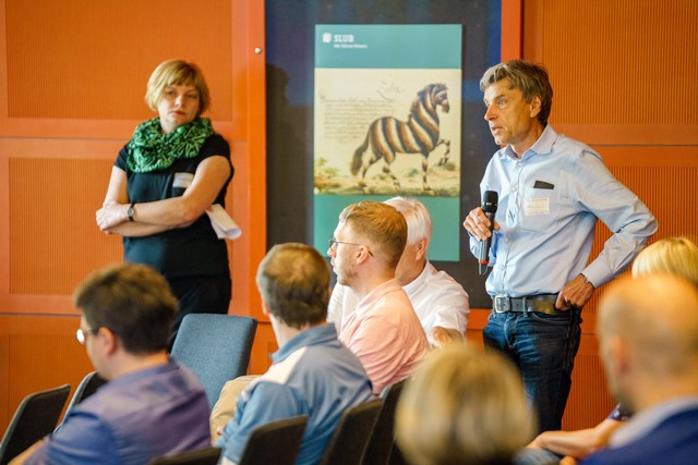 Abschlusstagung des Verbundprojekts »Virtuelle Archive für die geisteswissenschaftliche Forschung«; Foto: Michael Schmidt (ISGV) 