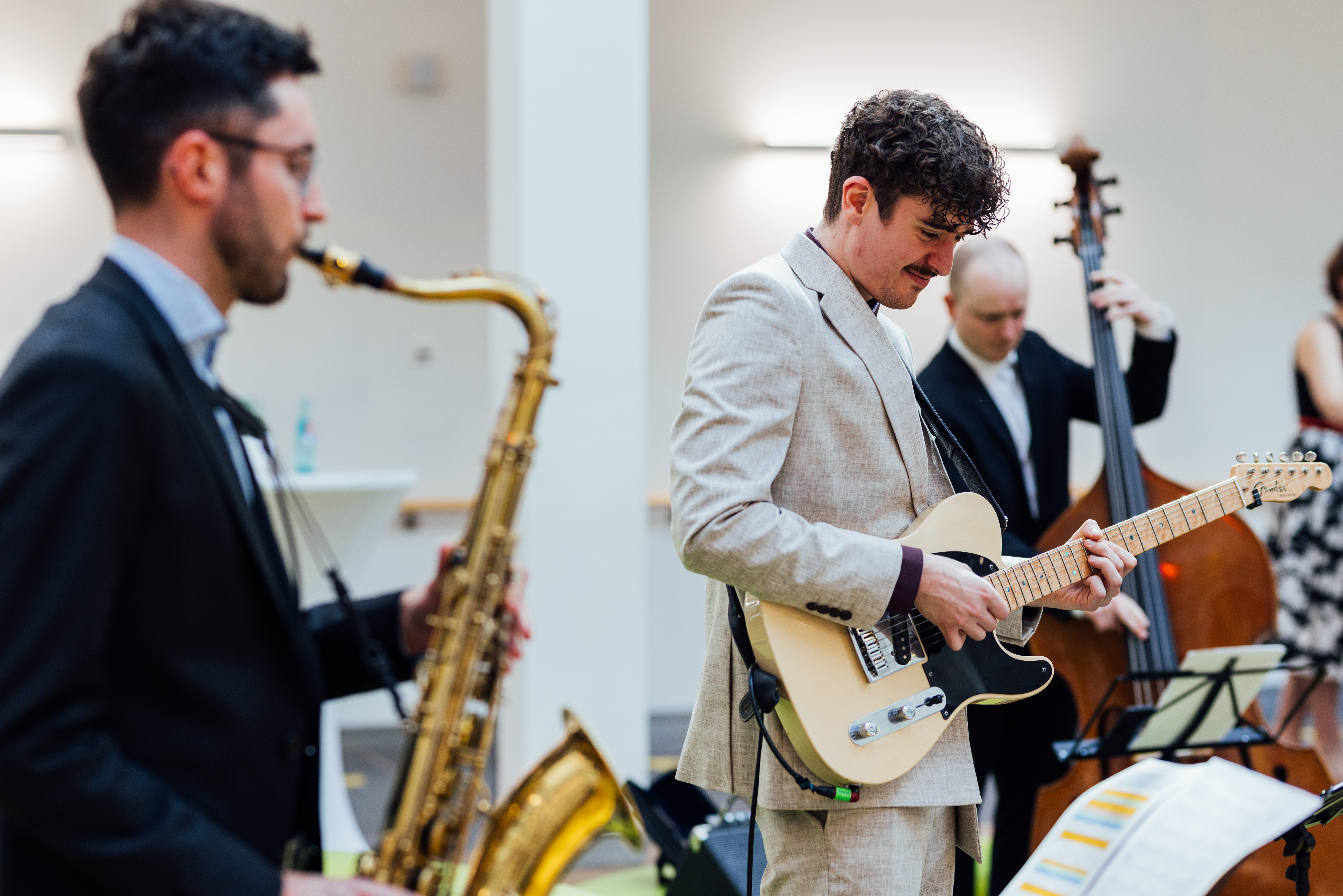 Musikalische Umrahmung: Jörn Kleinbrahm Trio, Foto: Christian Hüller