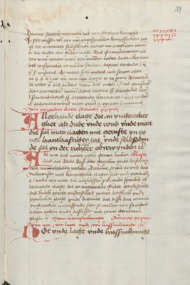 Weichbildrecht mit Glosse (md.) : Ms. germ. fol. 389, 1400